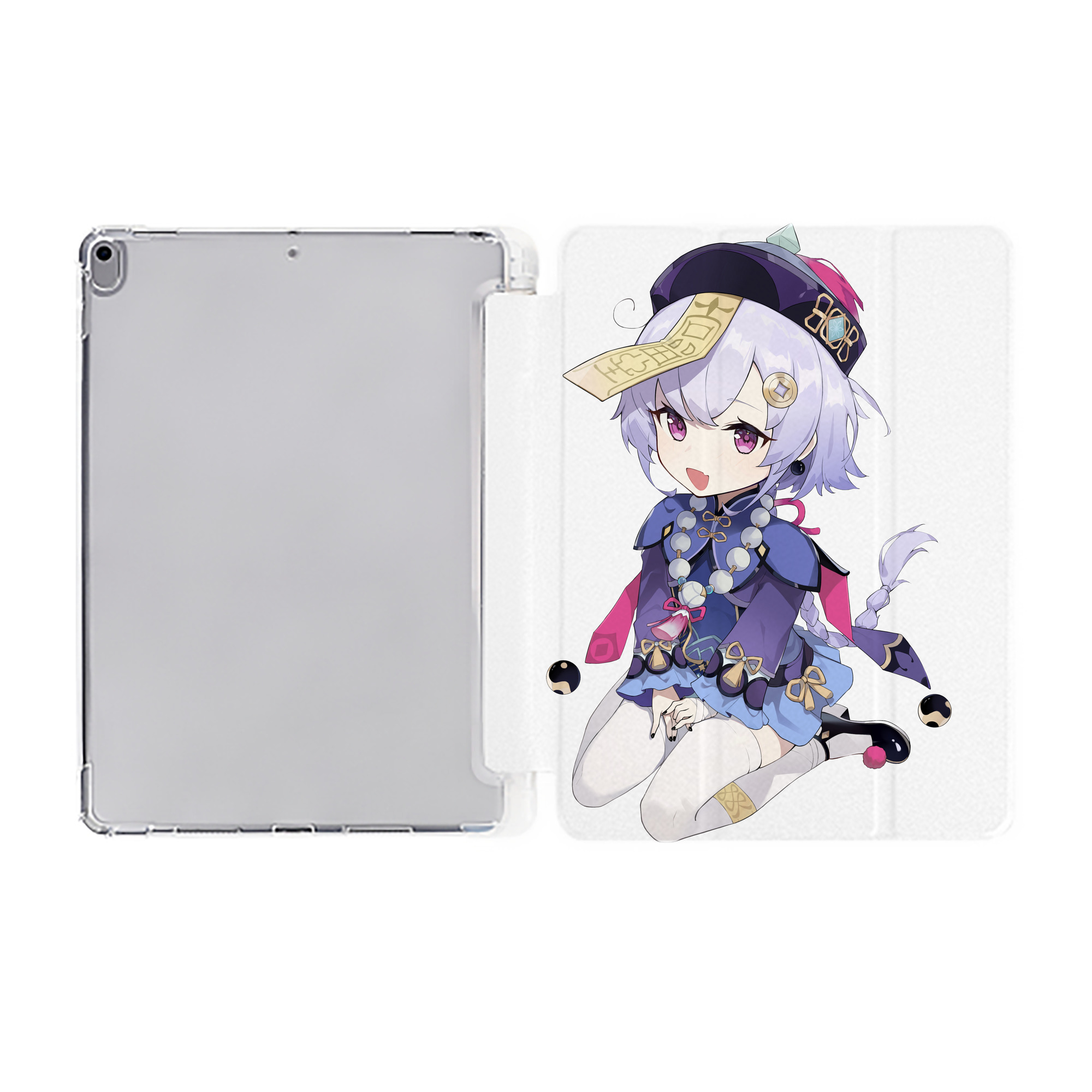 げんし神 七七 なな  genshin Nana IPad ケース ペン収納付き 三つ折りスタンド PUレザー×シリコン 対応機種9.5/10.5/10.9インチ